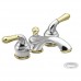 Moen T4560CP Monticello Chrome/Polished Brass Two-Handle Low Arc Bathroom Faucet (Not CA / VT Compliant) (Valve Not Included) - B00084WHTU